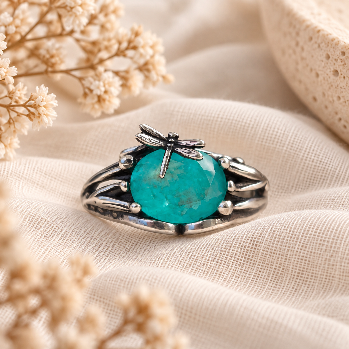 Anello Chloris Amazzonite