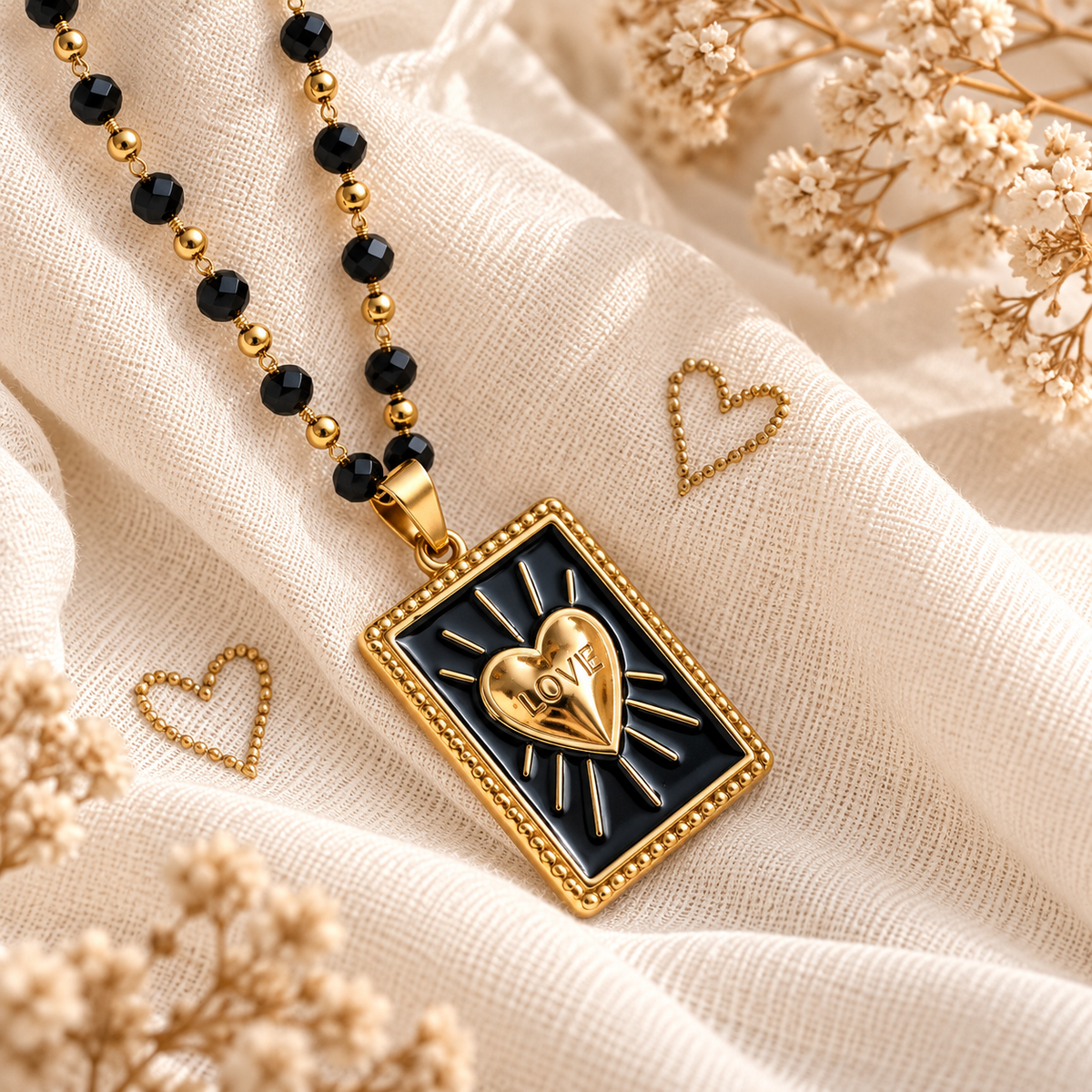 Koray Black Necklace