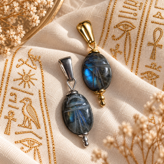 Charm Scarabeo Labradorite