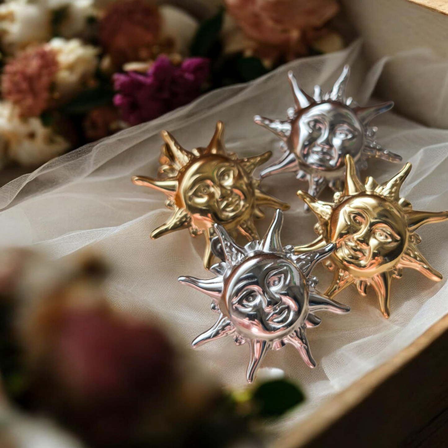 Alchemical Sun Earrings