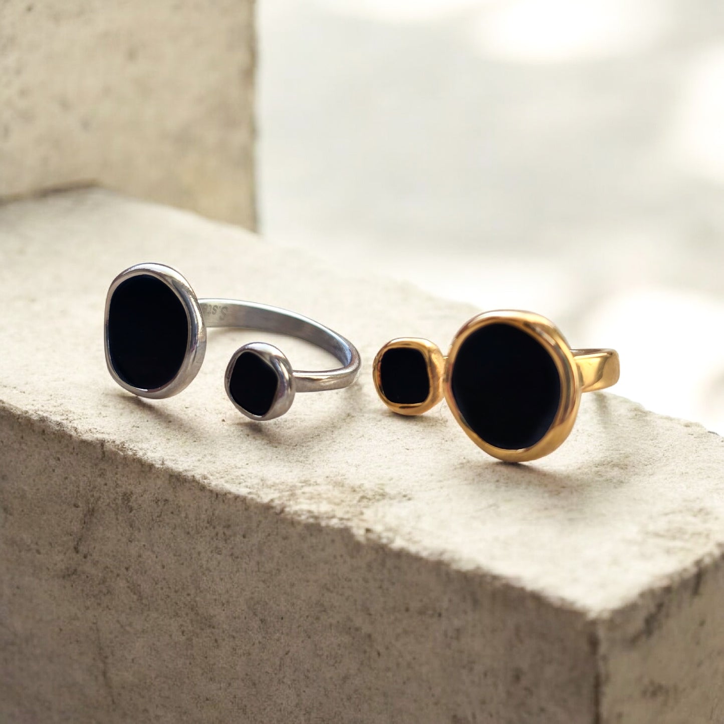 Anello Double Tormalina