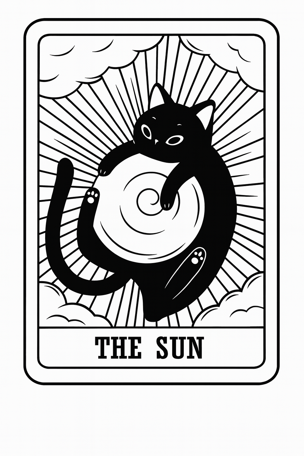 Charm I Gatti del destino - Tarot card