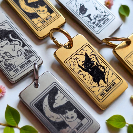 Charm I Gatti del destino - Tarot card