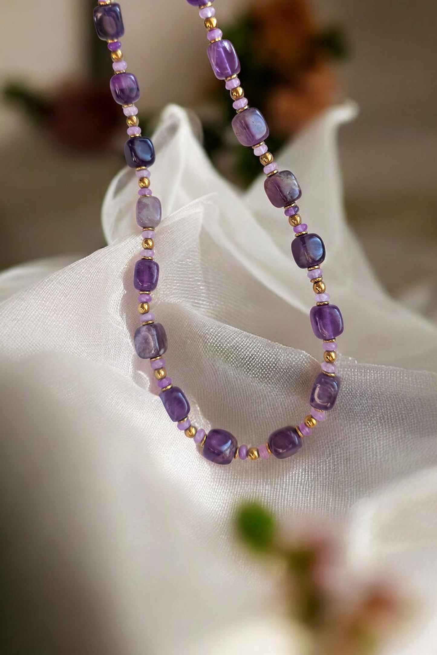 Mother Stone Amethyst Necklace