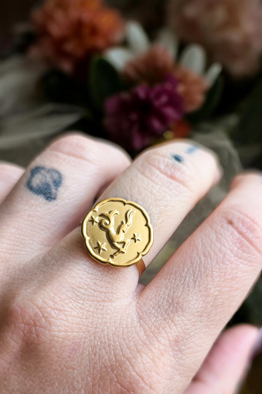 Capricorn ring