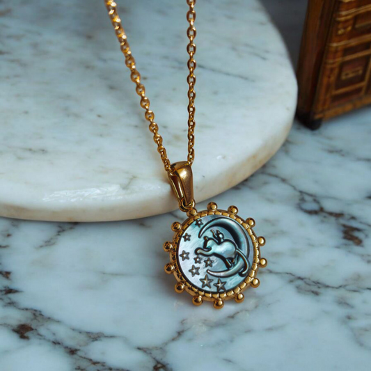 Girocollo Cat Moon Gold