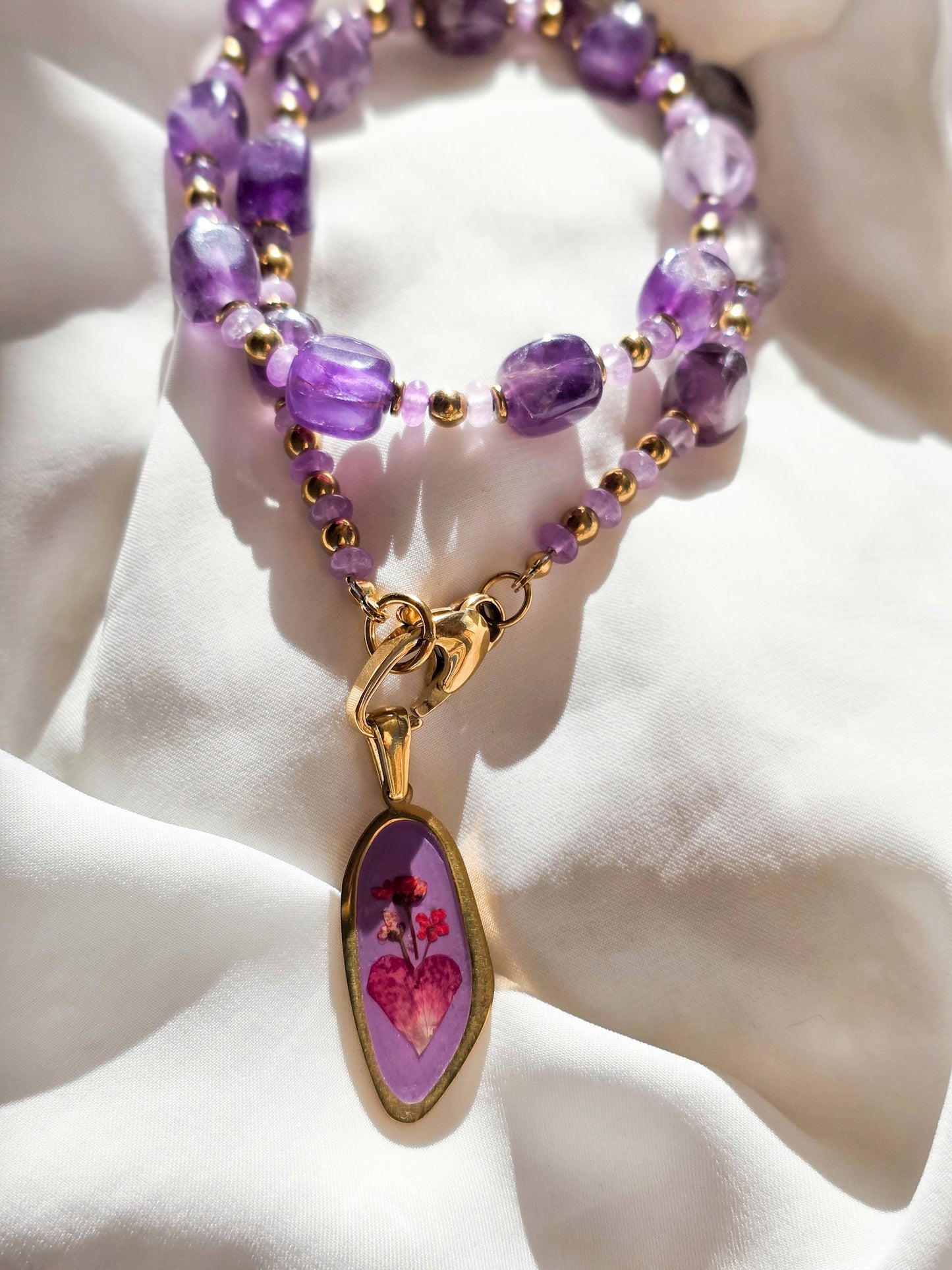 Mother Stone Amethyst Necklace