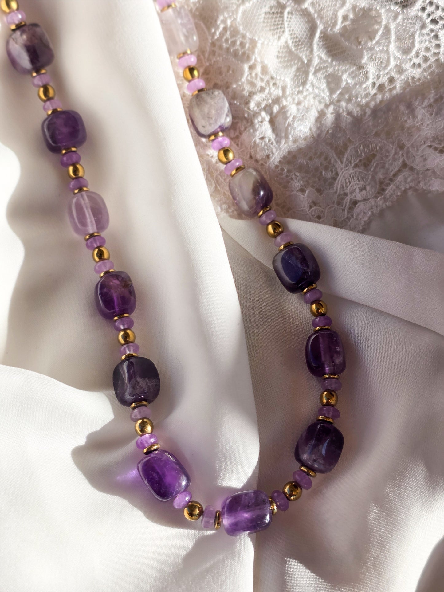Mother Stone Amethyst Necklace