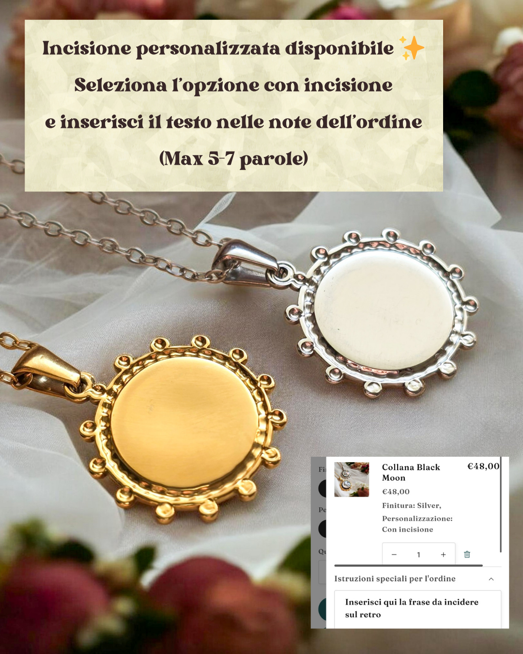Collana Black Moon