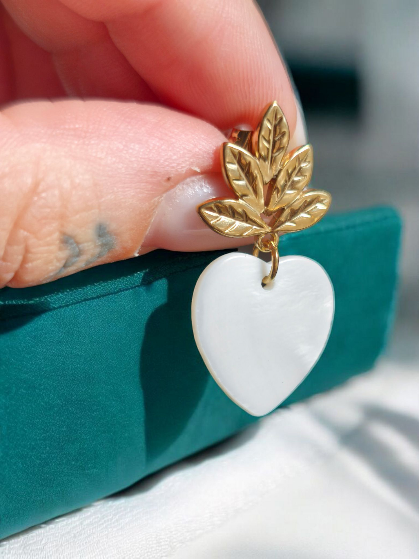Orecchini Cuore di Ninfa