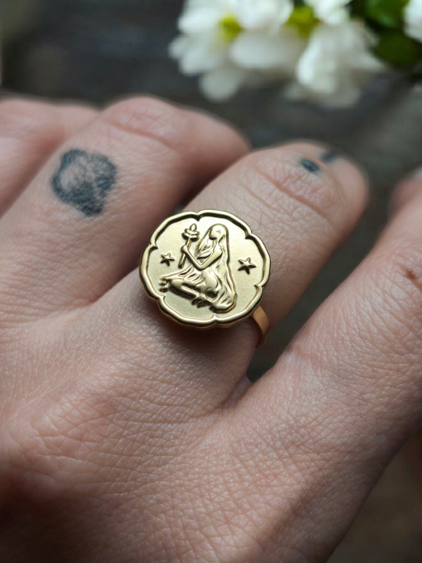 Anello Zodiaco Vergine
