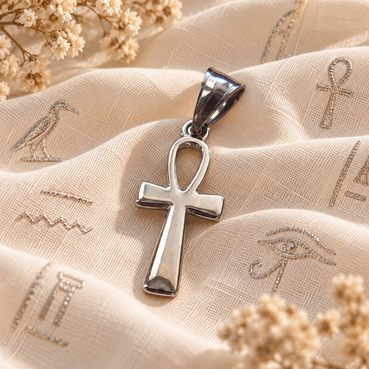 Charm Croce Ankh Silver