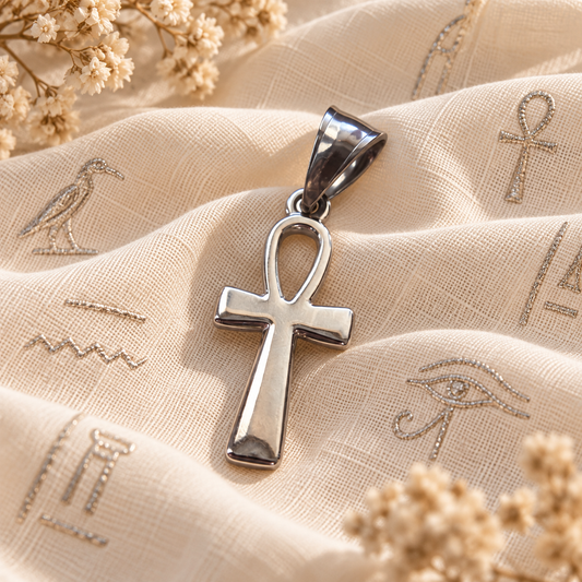 Charm Croce Ankh Silver