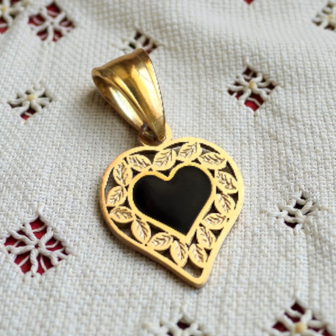 Spring Heart Charm