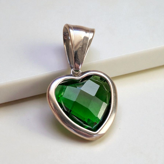 Charm Cvore Smeraldo