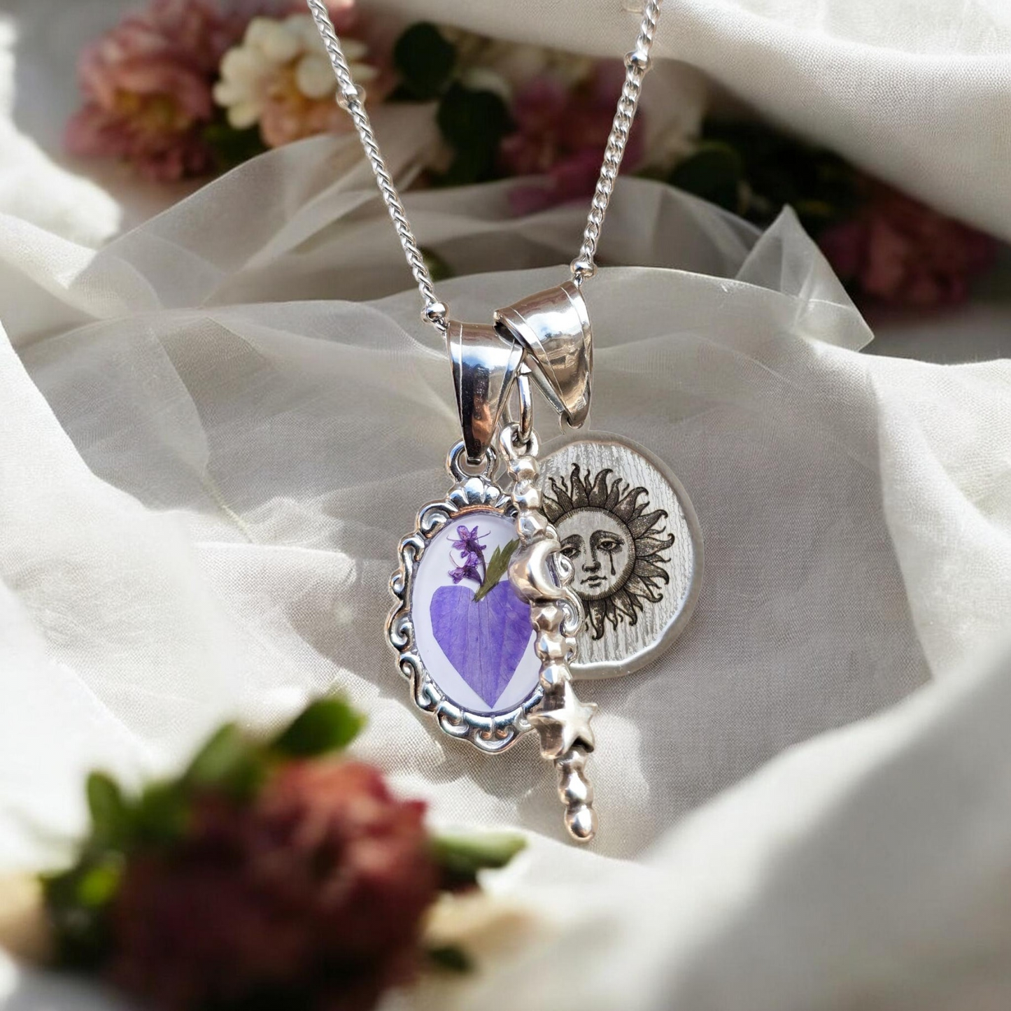Crying Sun Charm