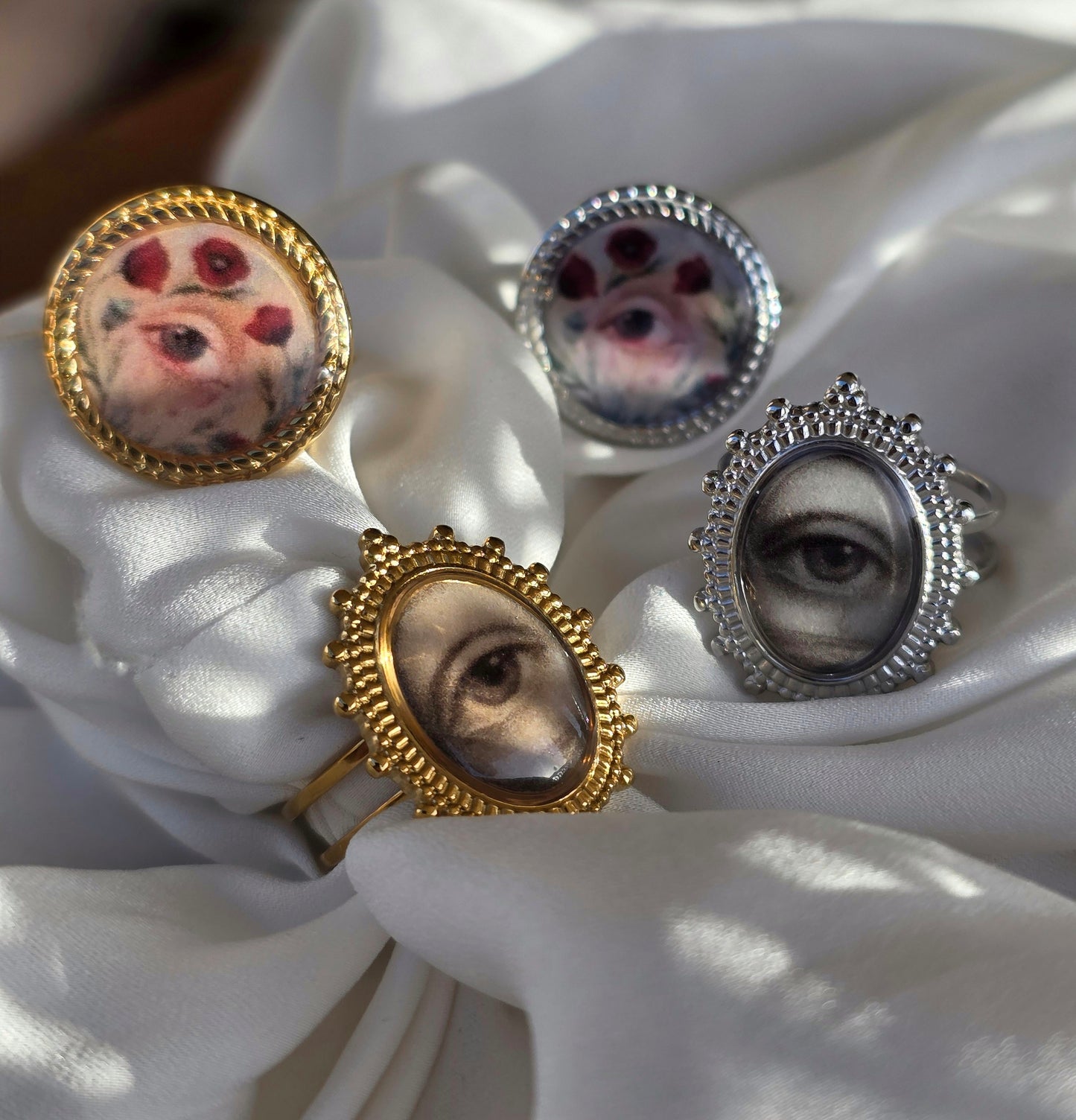 Anello Occhio Fiorito