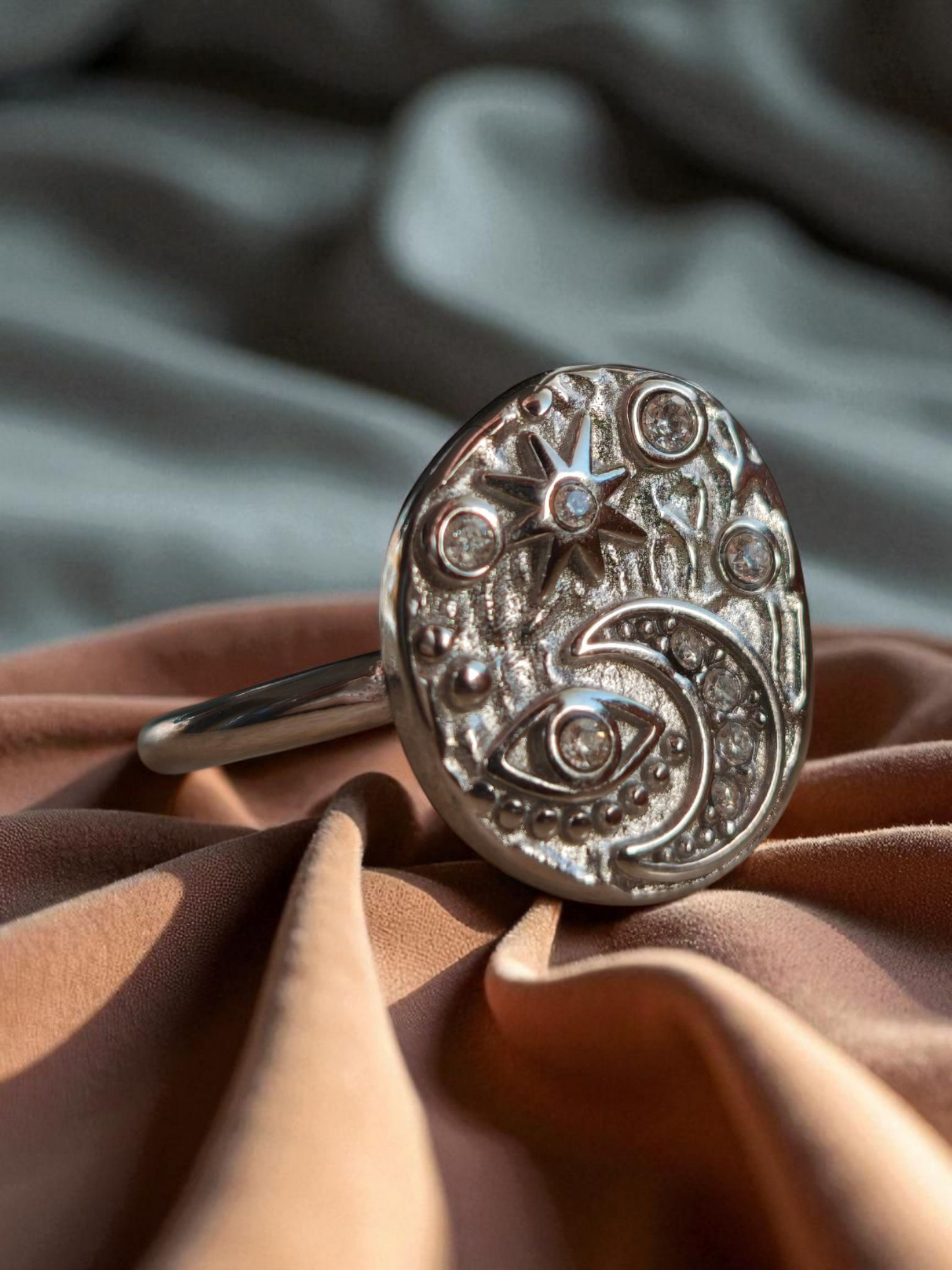 Anello Lvnatica Silver bianco