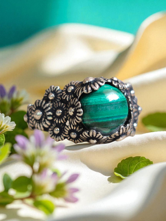 Anelli Primavera Malachite