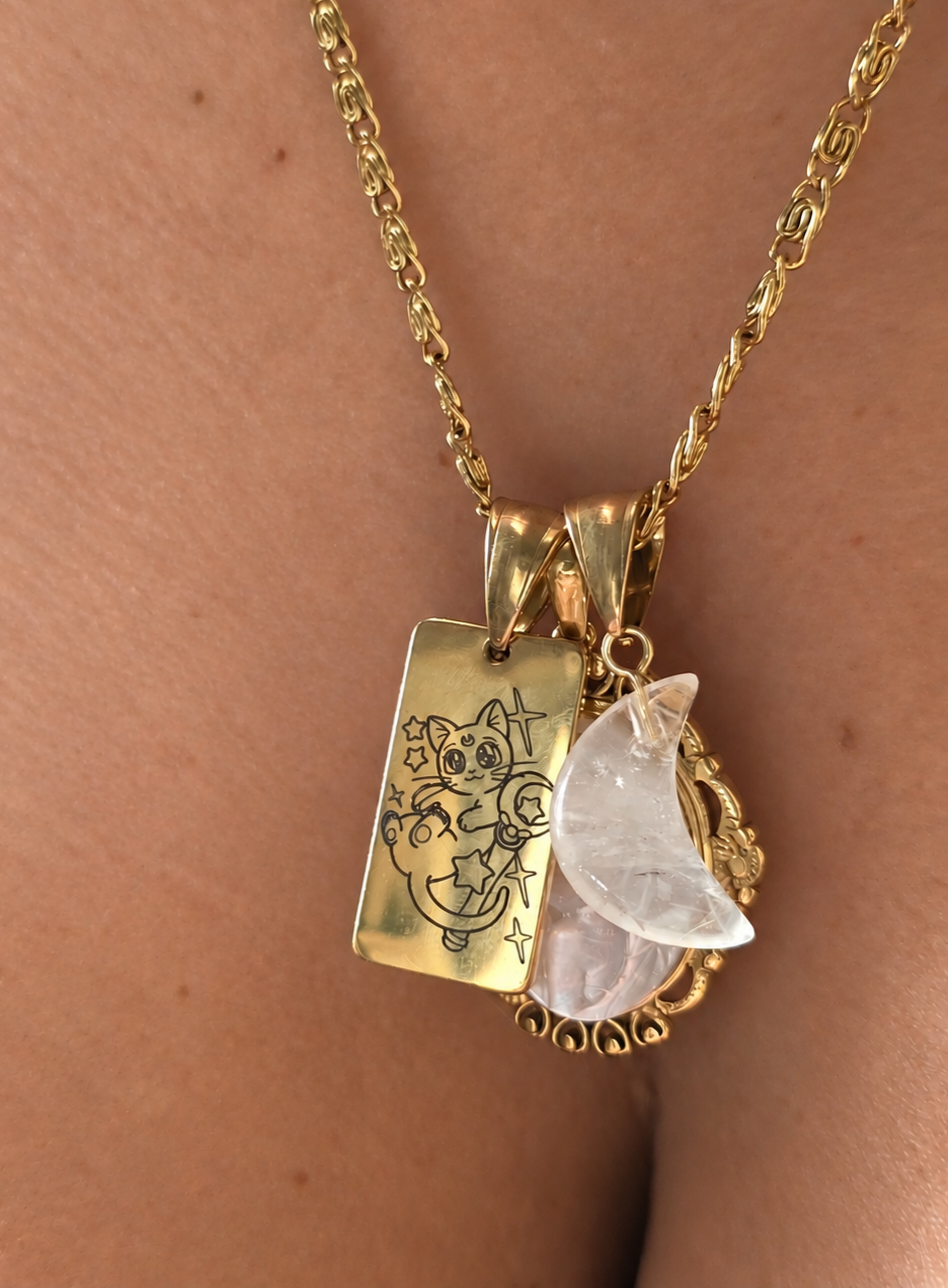 Charm Luna di quarzo