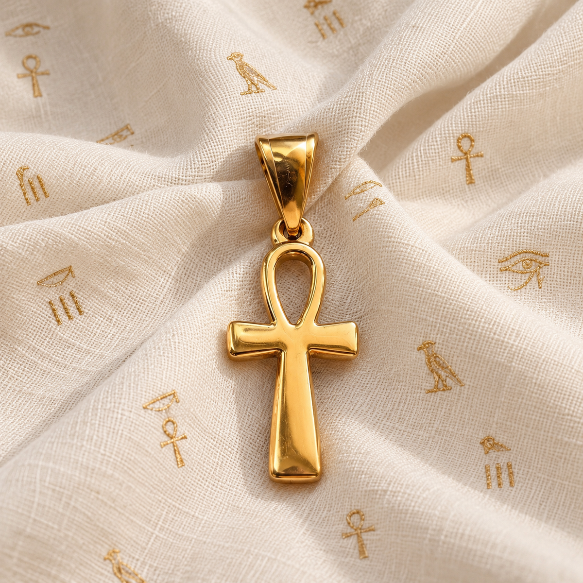Charm Ankh Gold