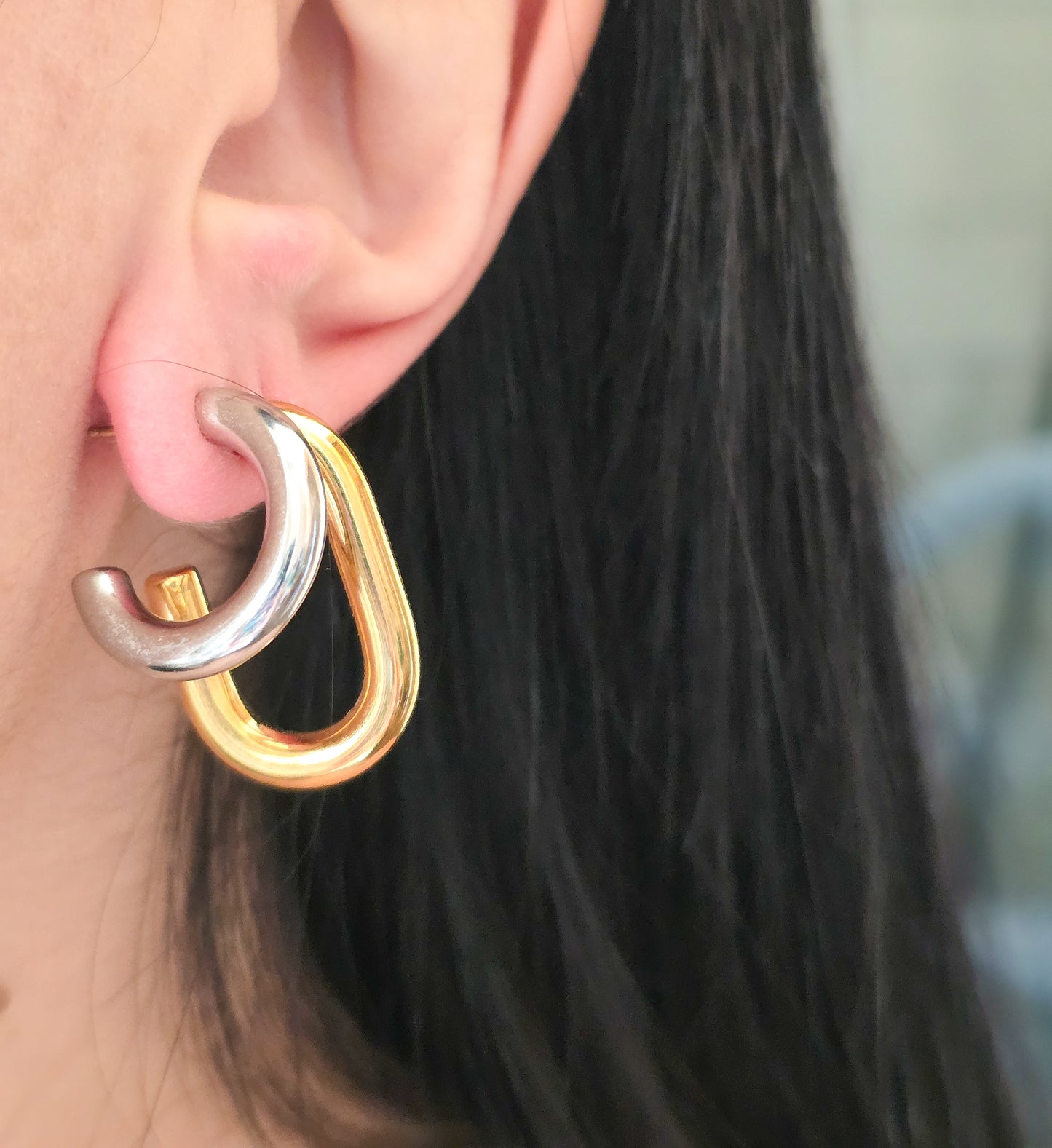 Orecchini Dual Link