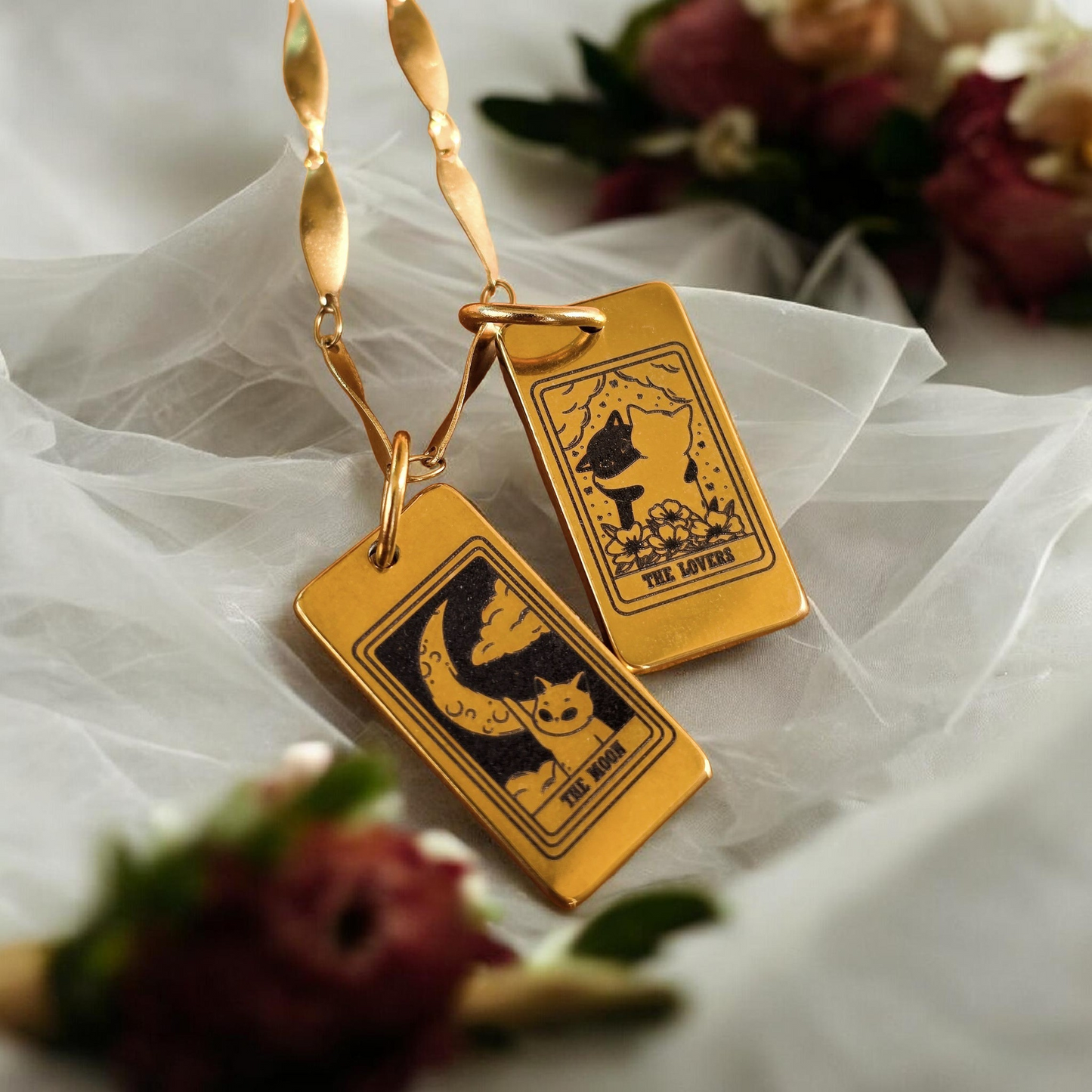 Charm I Gatti del destino - Tarot card