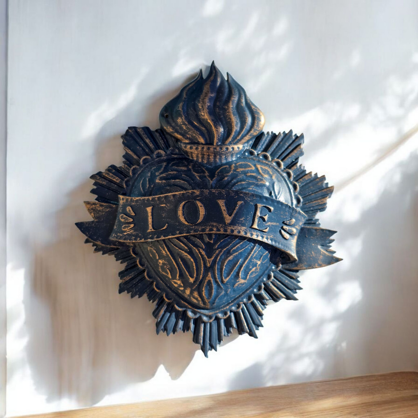 Cvore in Gesso Colorato