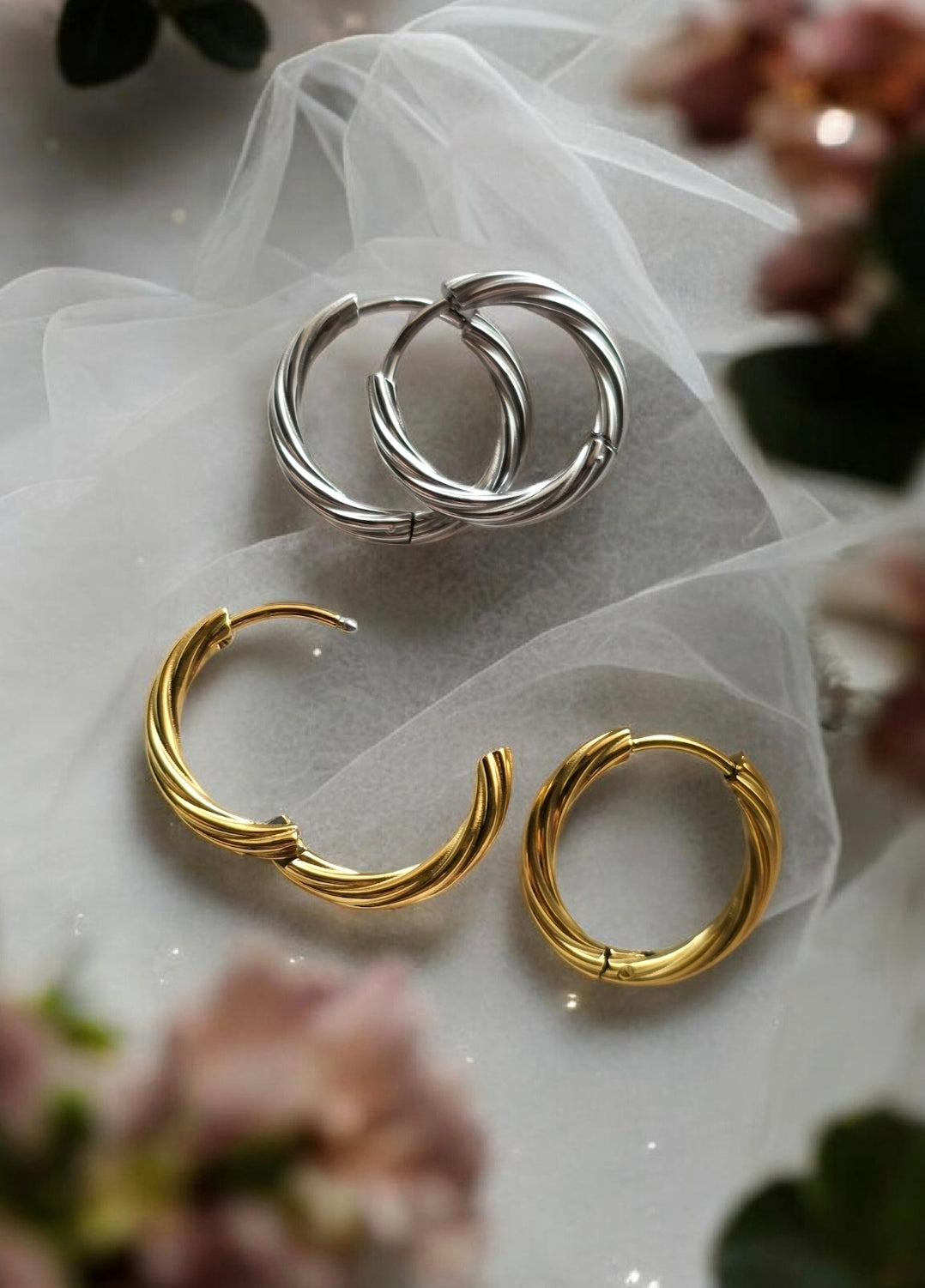 Filum weave earrings