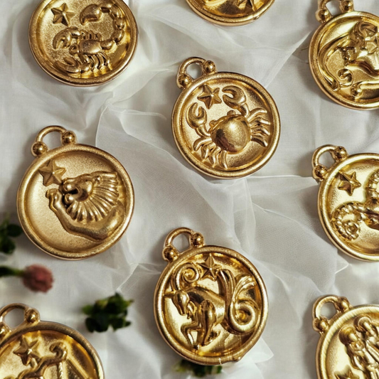 Zodiac Gold Charms