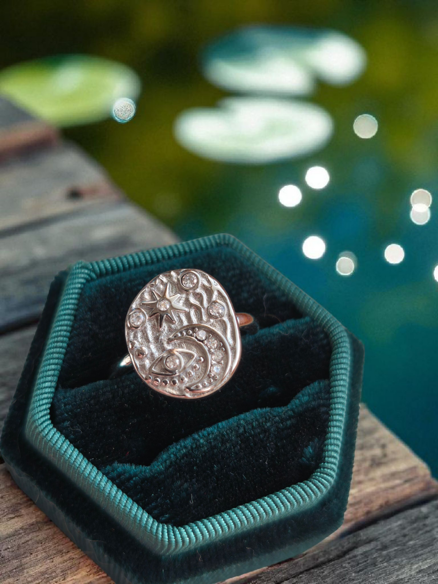 Anello Lvnatica Silver bianco