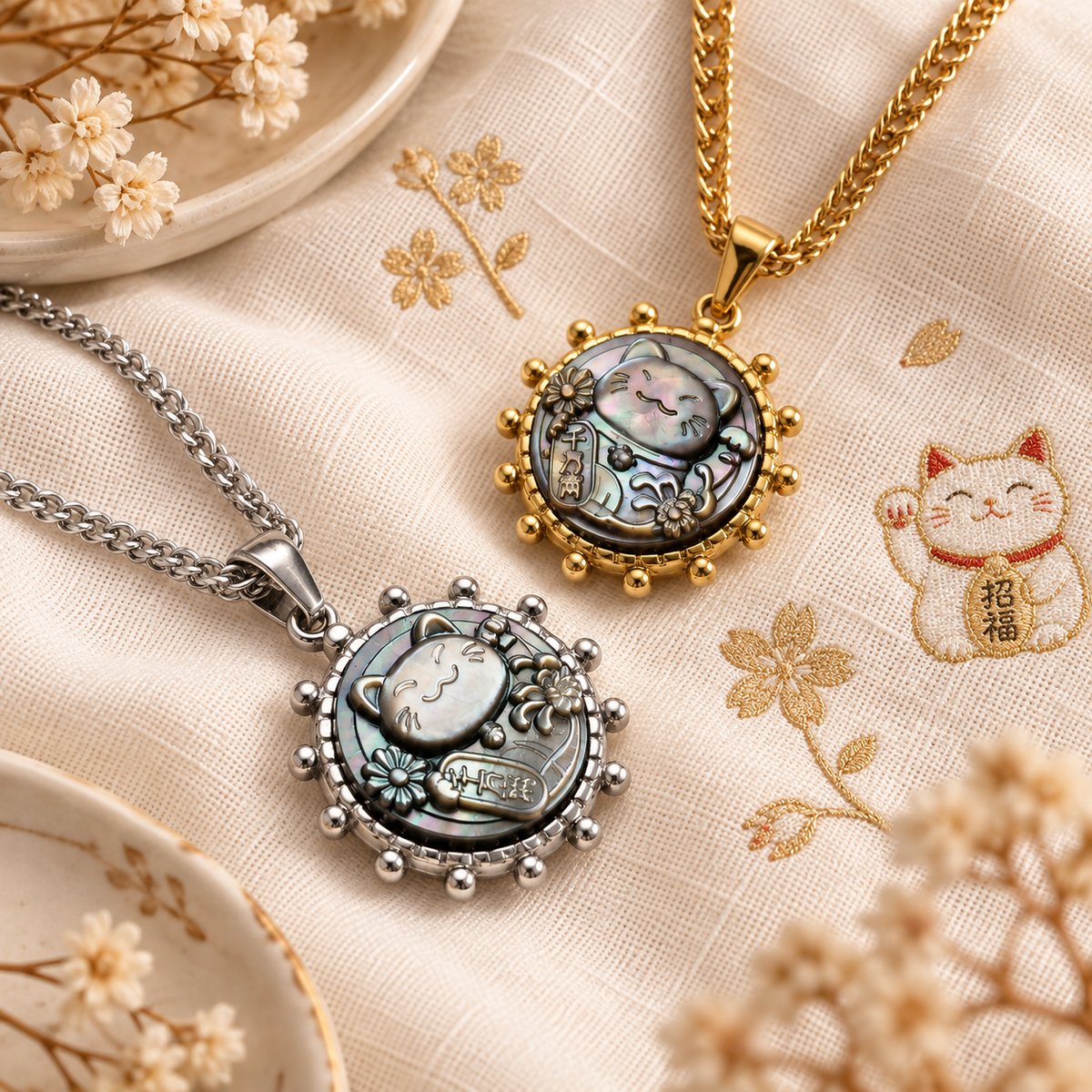 Preordine 10/15 giorni Girocollo Maneki-Neko