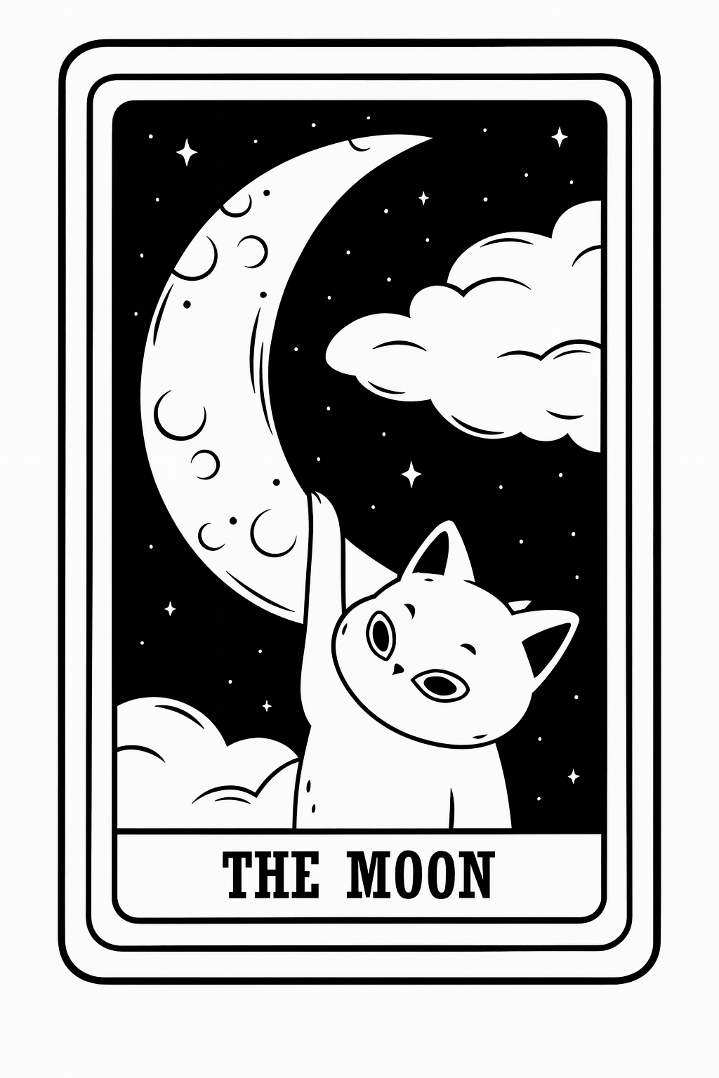 Charm I Gatti del destino - Tarot card