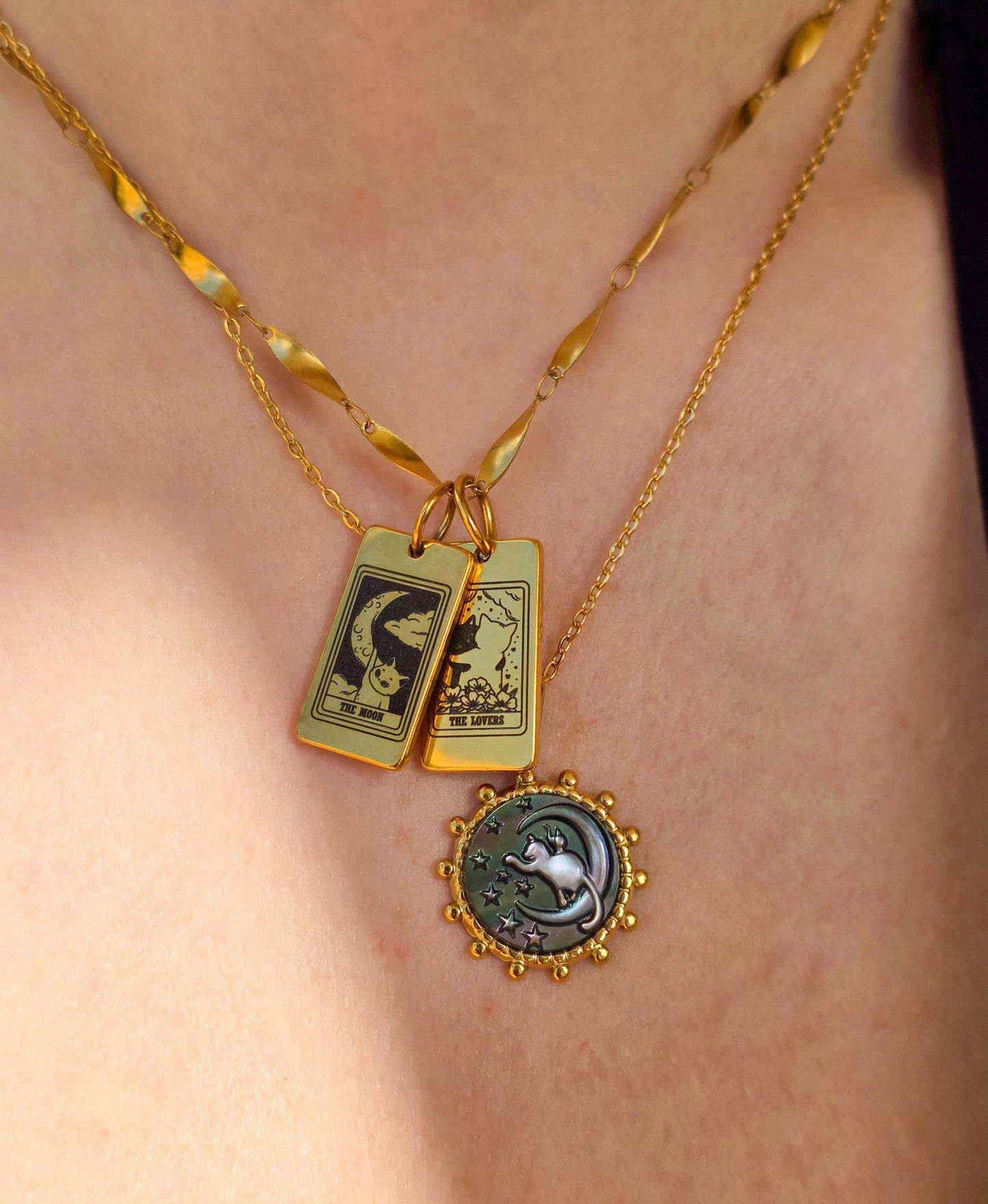Charm I Gatti del destino - Tarot card