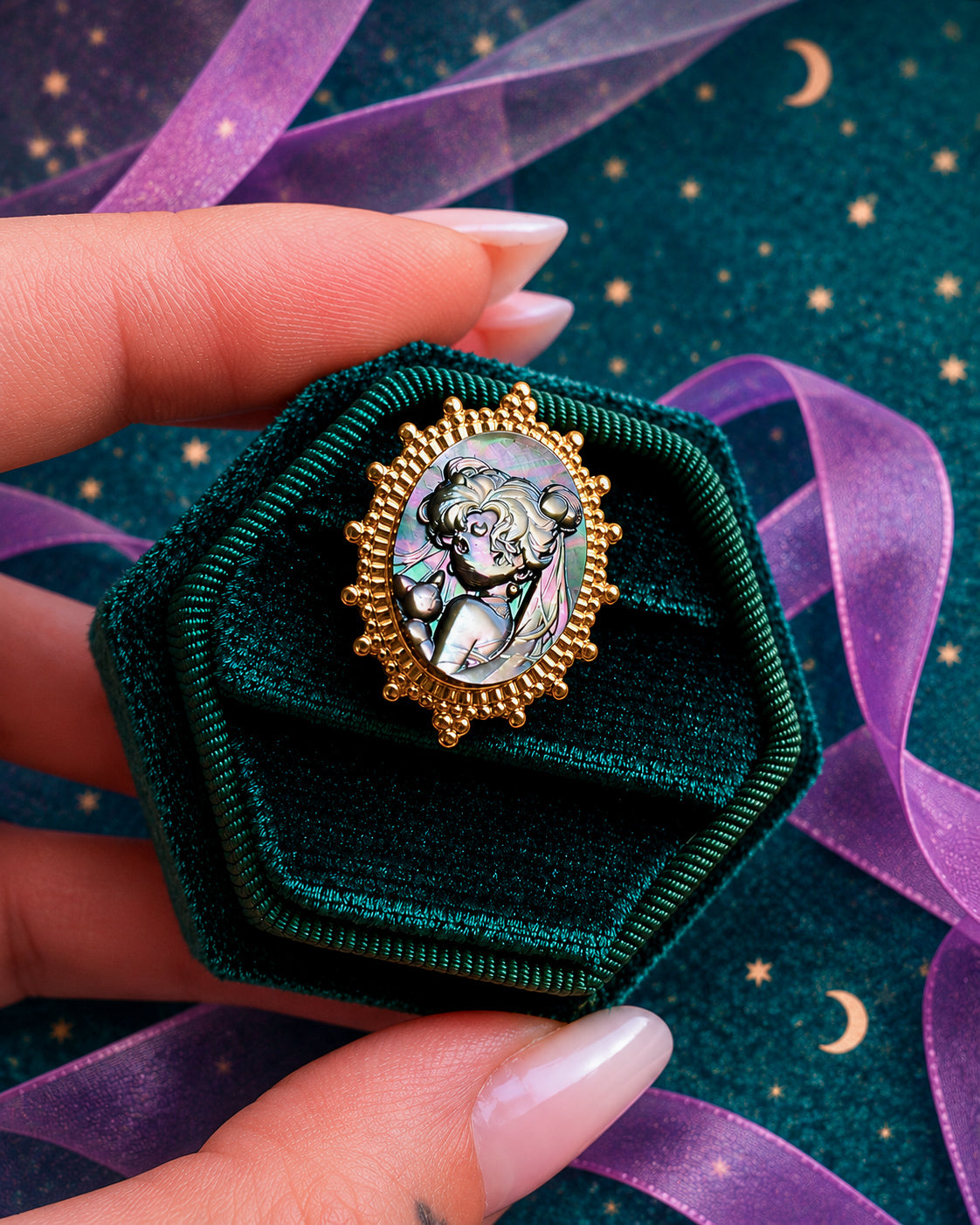 Anello Guerriera Della Luna