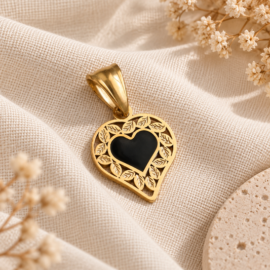 Spring Heart Charm