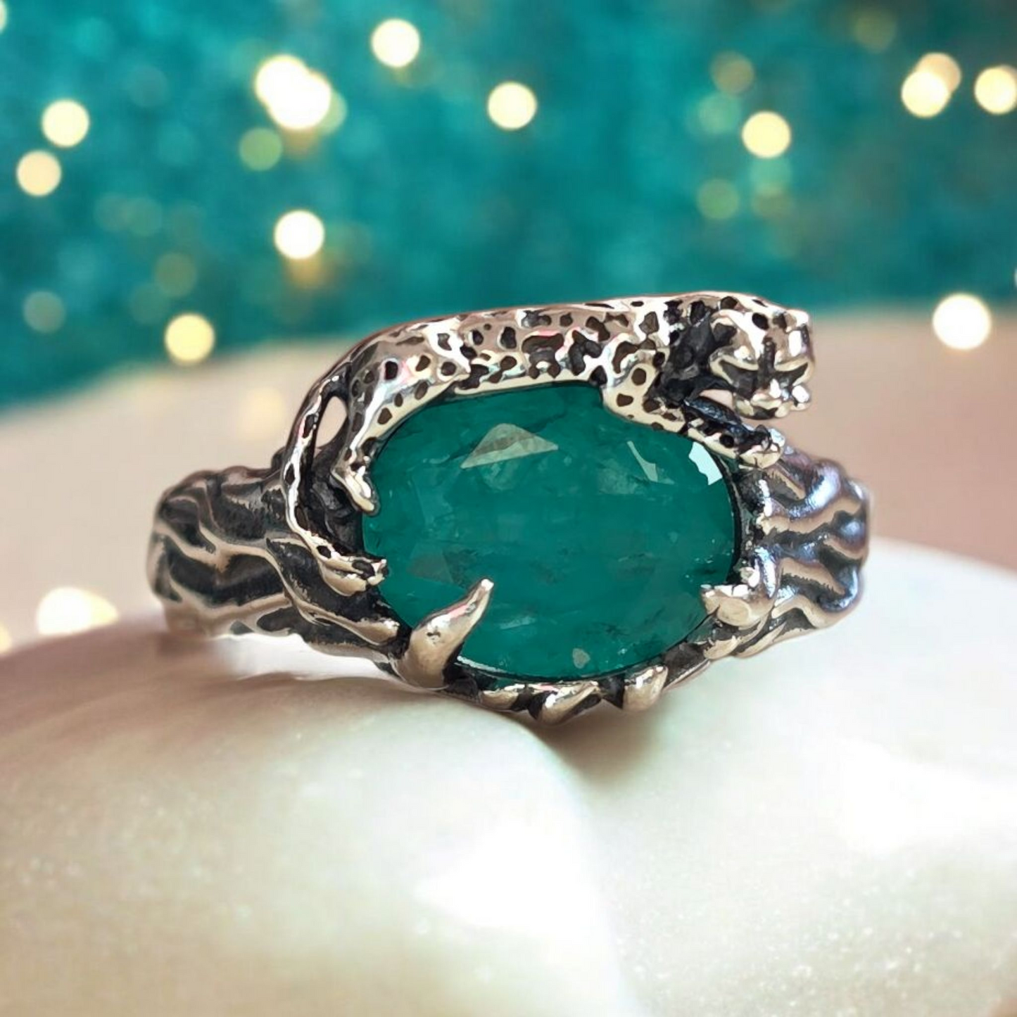 Anello Nyra Amazzonite