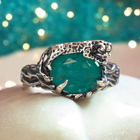 Anello Nyra Amazzonite