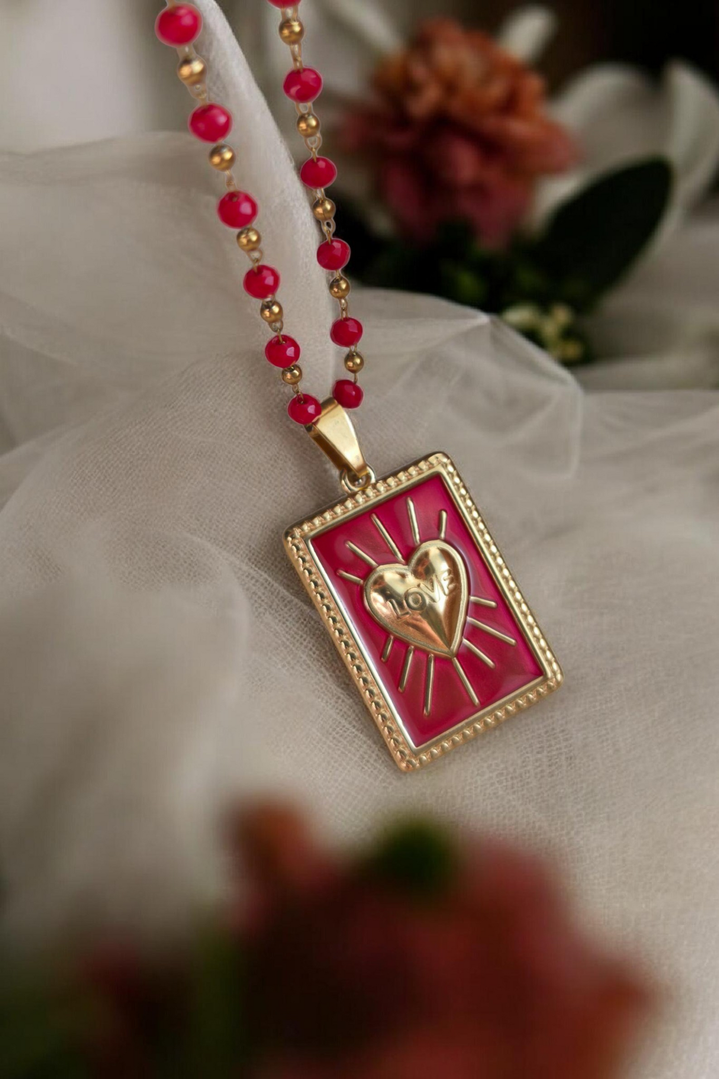 Koray Red Necklace