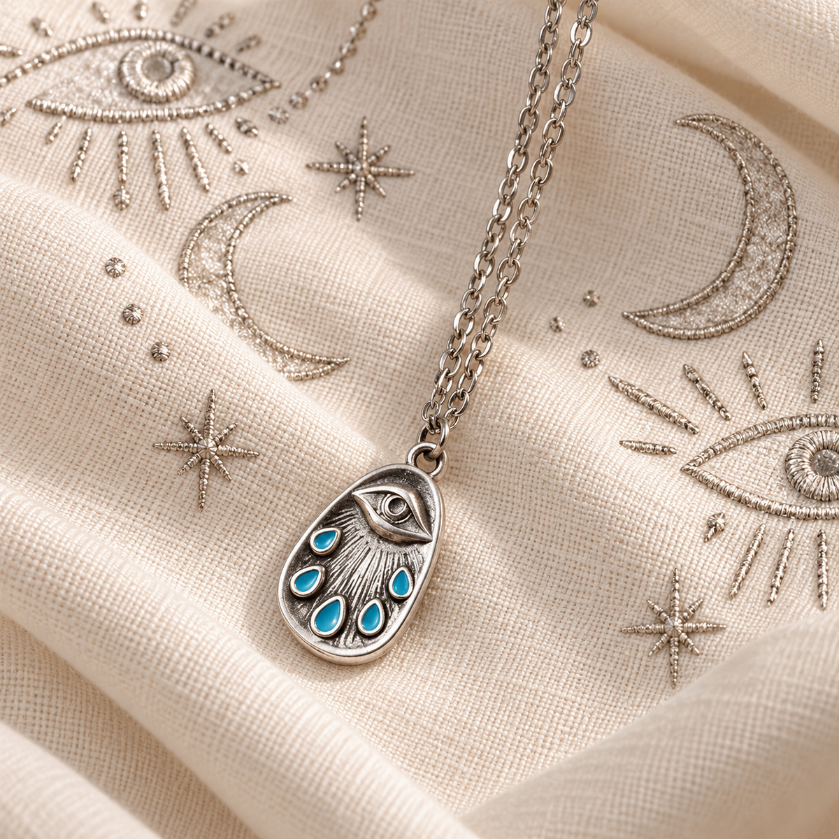 Vigilant Teardrop Necklace