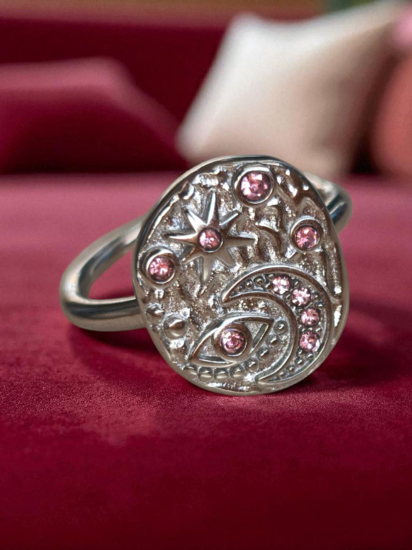 Anello Lvnatica Silver Rosa